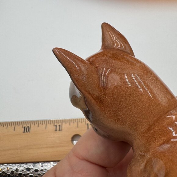 Vintage Jema Holland Boxer Dog Figurine Statue Ornament West Germany stamped 266 - Picture 13 of 13